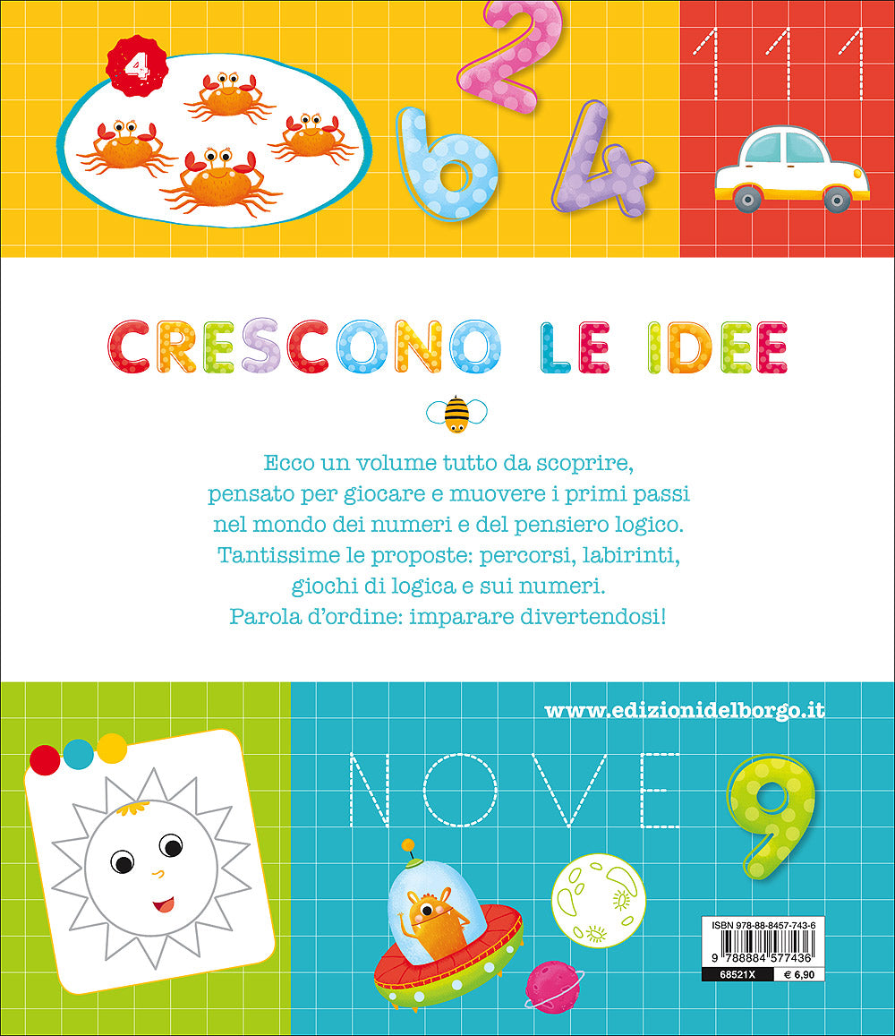 Il quaderno dei numeri - 5/6 anni::Pregrafismi, numeri e logica