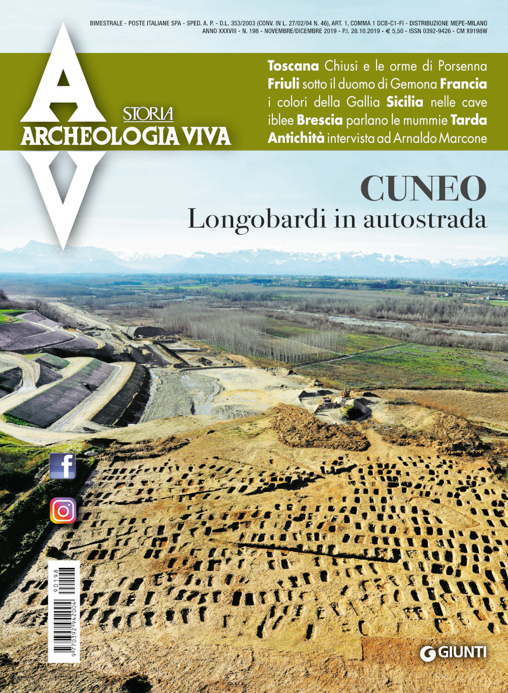 Archeologia Viva n. 198 - novembre/dicembre 2019::Rivista bimestrale