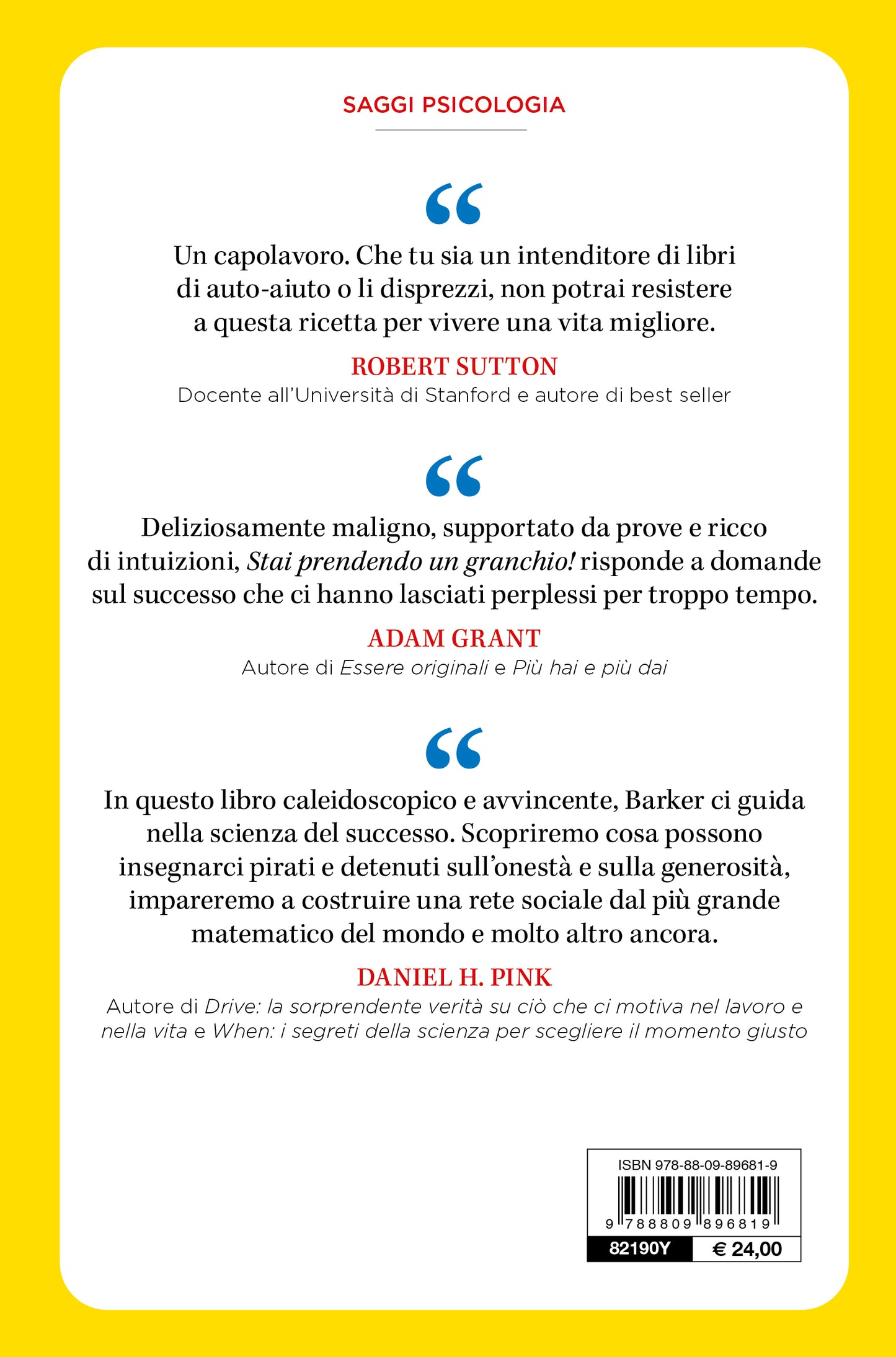 Stai prendendo un granchio!::Quello che si dice del successo è sbagliato