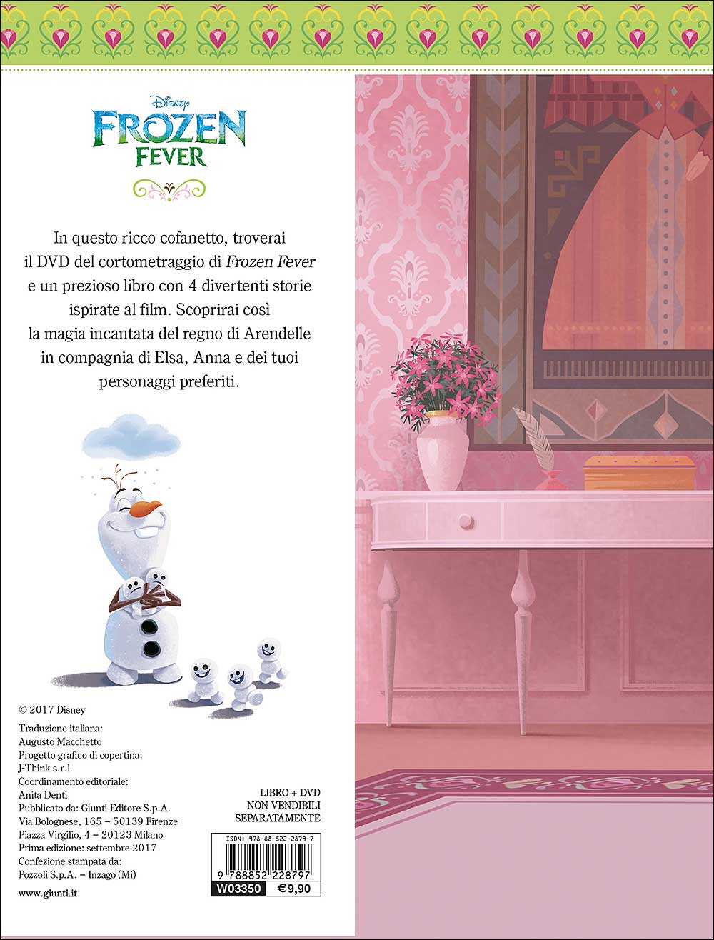 Frozen Fever - Il libro + DVD