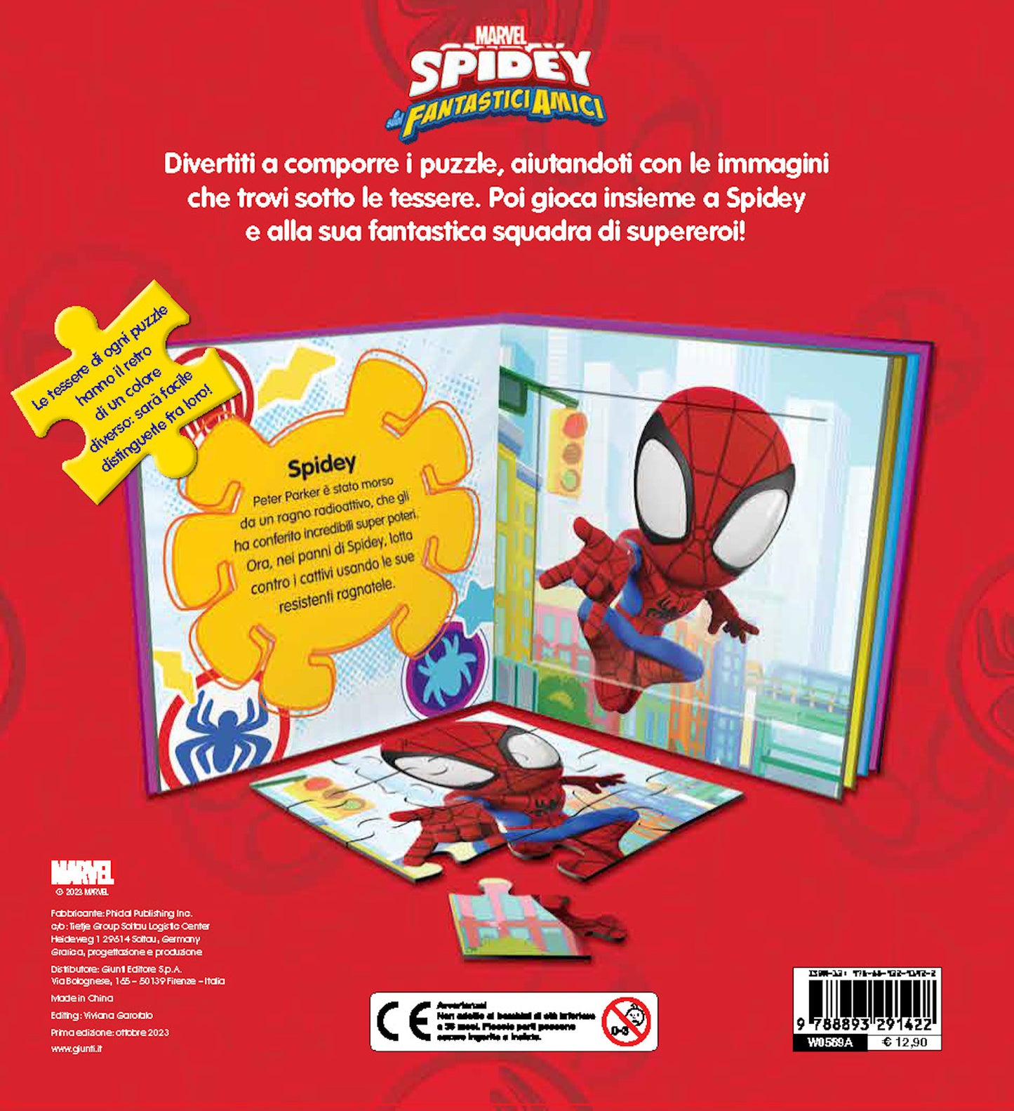 Libro Puzzle Spidey e i suoi fantastici amici