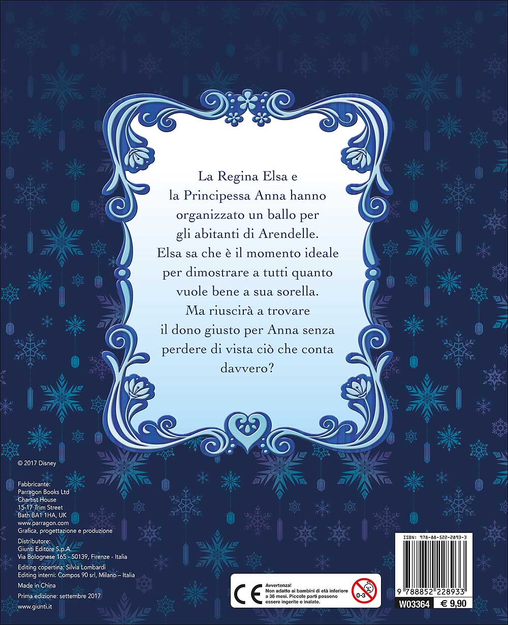 Libro gioiello - Frozen. Il dono di Elsa::Con la collana e il ciondolo del Regno di Ghiaccio