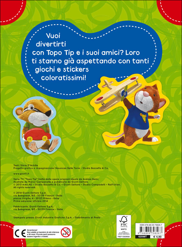 Gioca con Topo Tip::Con tanti fantastici stickers!