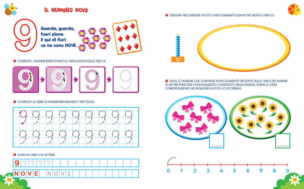 Gioco e imparo i Numeri::5-6 anni