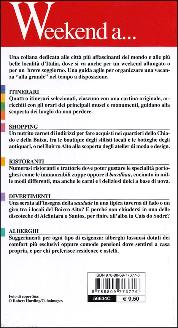 Lisbona::Itinerari, shopping, ristoranti, alberghi - Contiene pianta della città