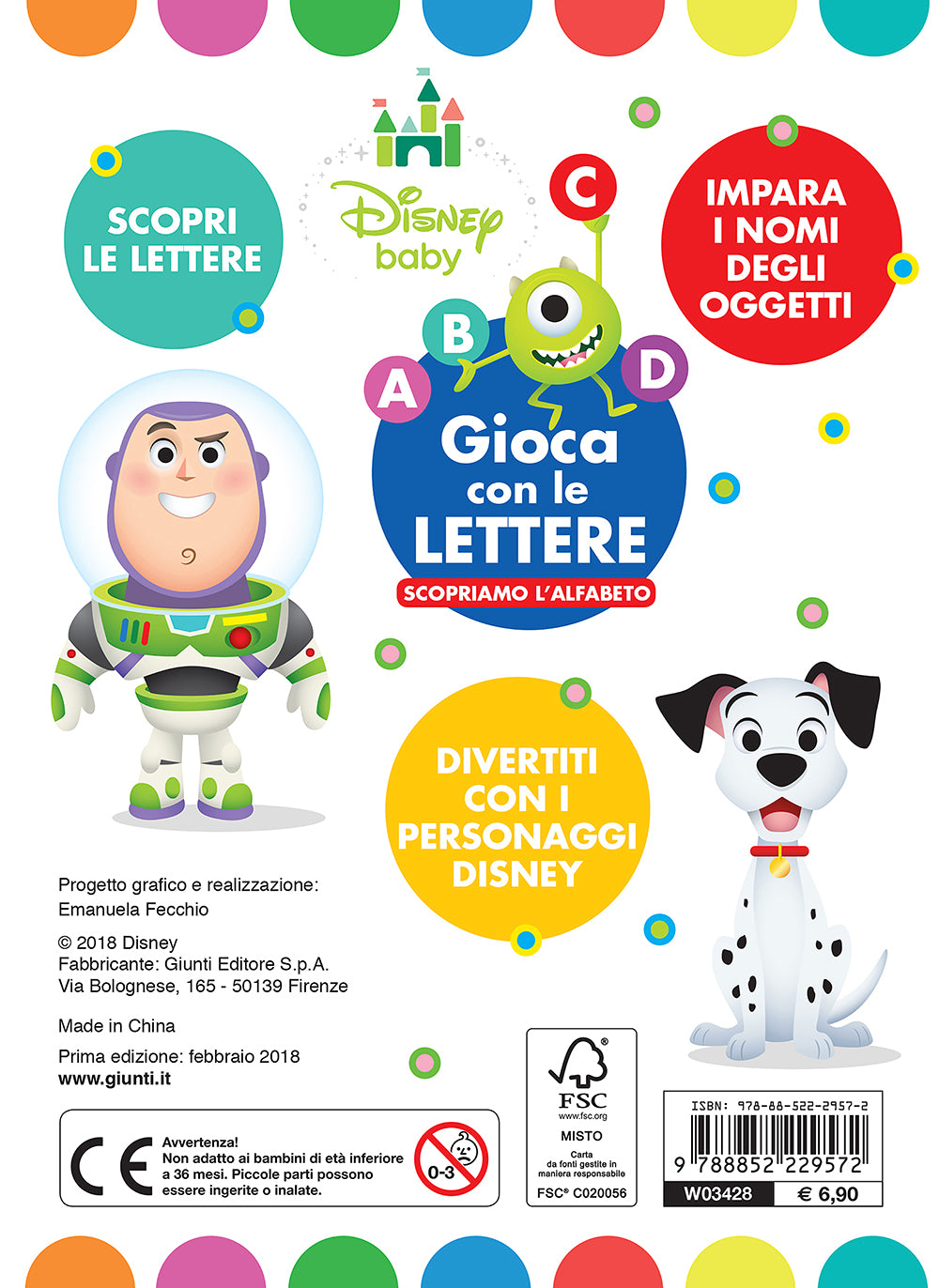 Disney Baby - Gioca con le lettere::Scopriamo l'alfabeto - Libro fisarmonica