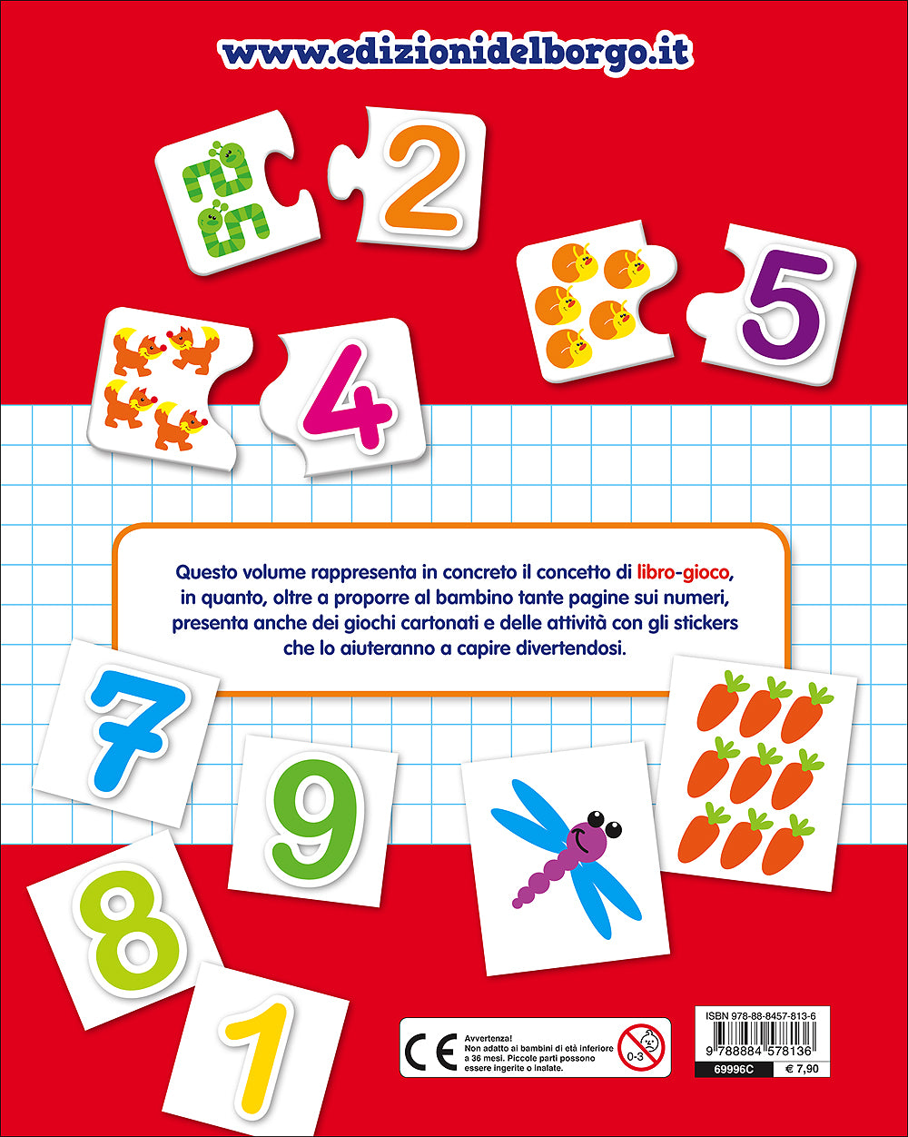 Imparo i numeri - 5/6 anni::Attività - Giochi - Stickers