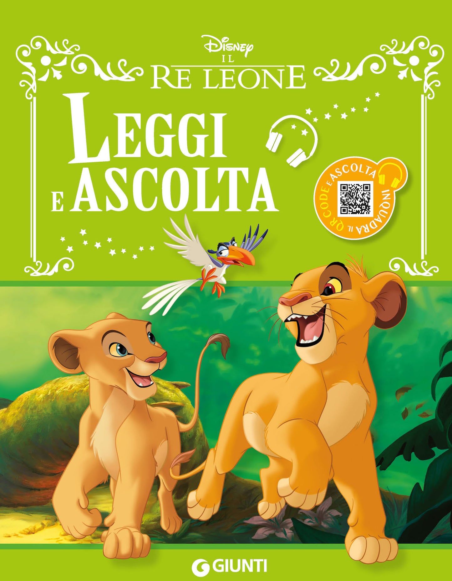 Re Leone Leggi e Ascolta QR Code