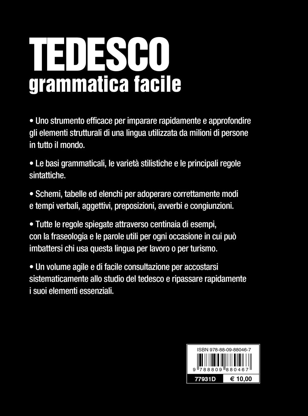 Tedesco. Grammatica facile