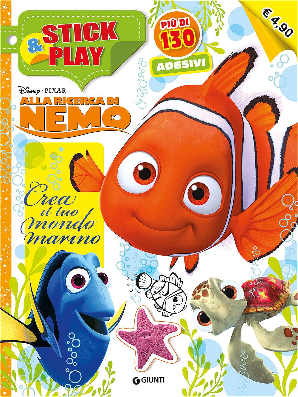 Stick&Play - Alla ricerca di Nemo::Crea il tuo mondo marino - Più di 130 adesivi