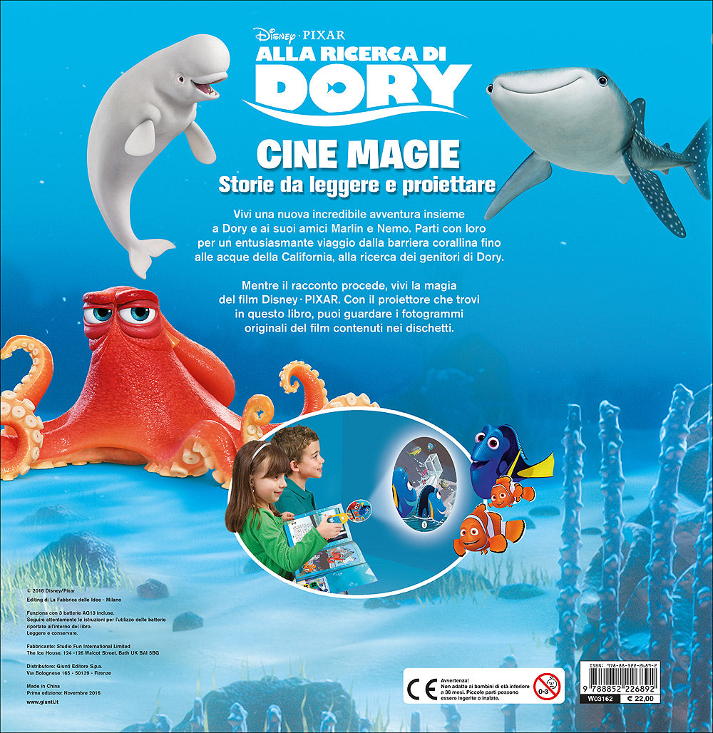 Cinemagie - Alla ricerca di Dory::Storie da leggere e proiettare - Proietta 20 immagini!