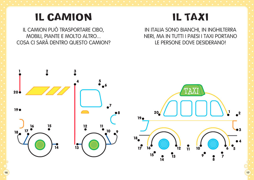 Mezzi di trasporto I puntini  Zerosei