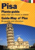 Pisa::Pianta-guida della città con musei e chiese