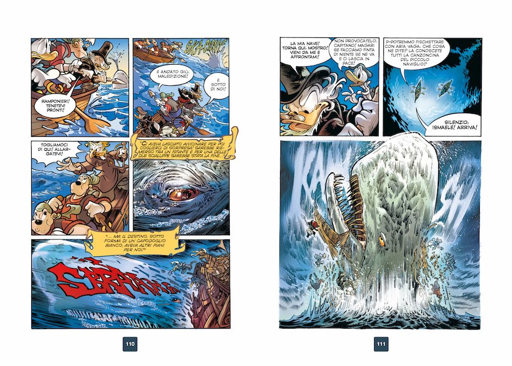Moby Dick Disney::Il racconto illustrato e a fumetti ispirato al romanzo di Herman Melville