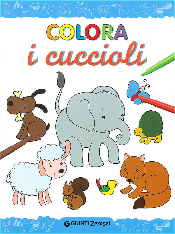 Colora i cuccioli