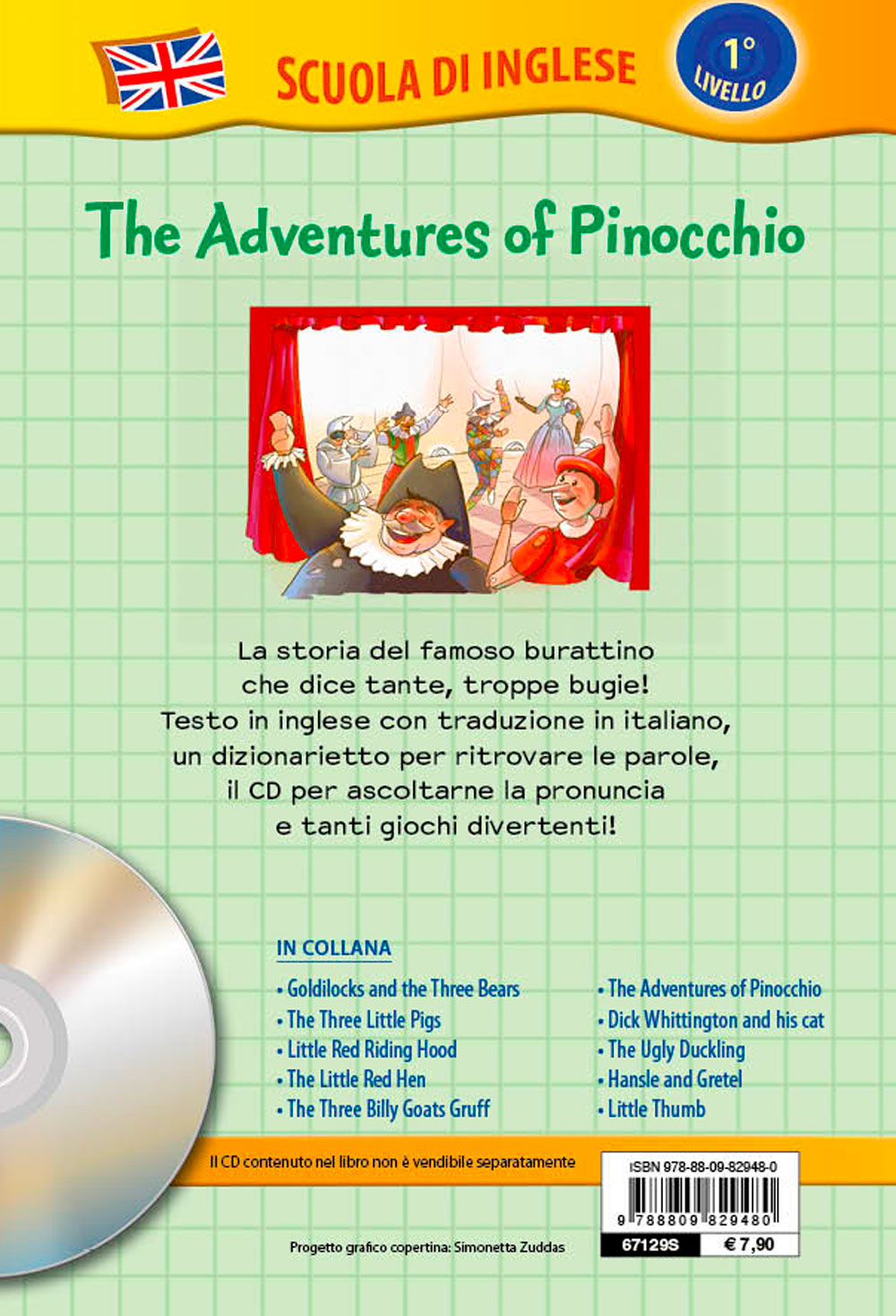 The adventures of Pinocchio + CD::Le avventure di Pinocchio - Con traduzione e dizionario!