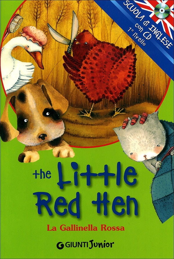 The Little Red Hen + CD::La Gallinella Rossa