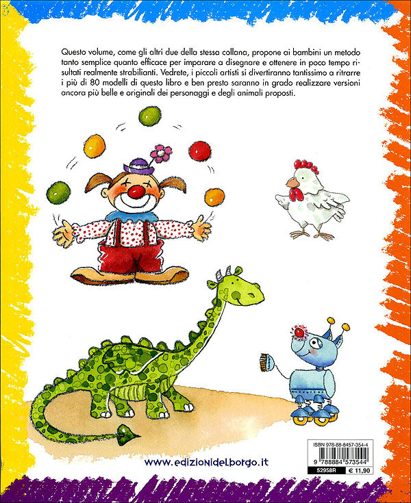 Imparare a disegnare: corso per bambini - Vol. 3::Un manuale con più di 80 esempi per imparare a disegnare passo dopo passo