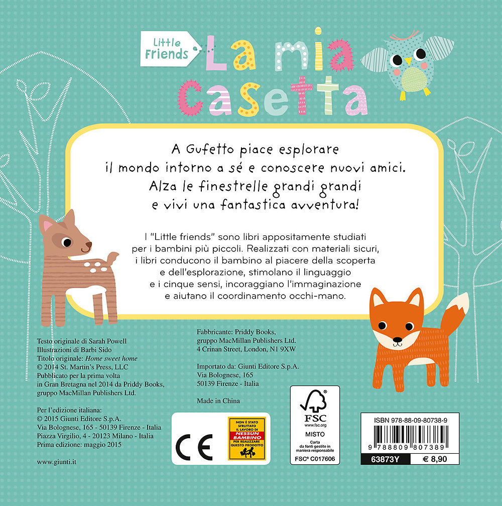 La mia casetta::Un libro con le finestrelle