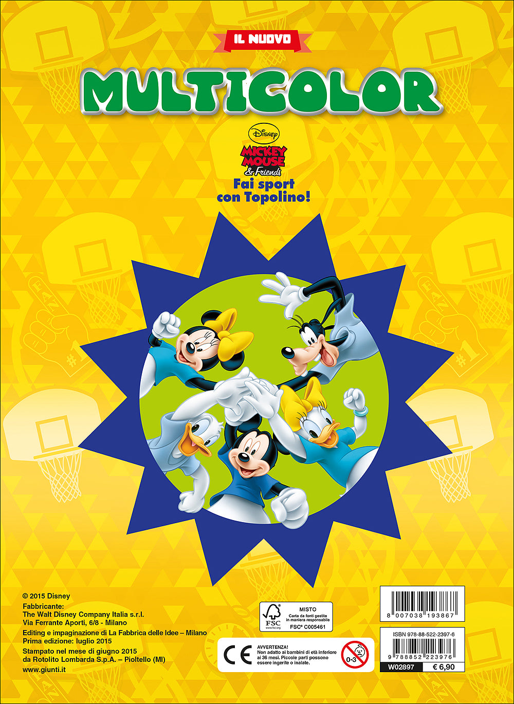 Il nuovo Multicolor - Mickey Mouse & Friends::Fai sport con Topolino! - Tanti nuovi giochi