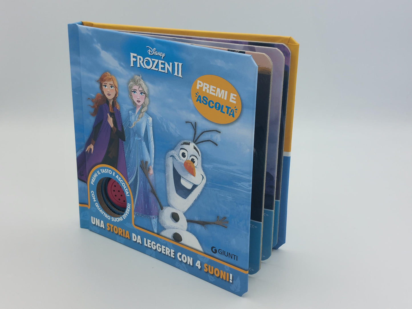 Disney Frozen 2 Premi e ascolta - Una storia da leggere con 4 suoni!::Premi il tasto e ascolta! Con 4 suoni diversi!