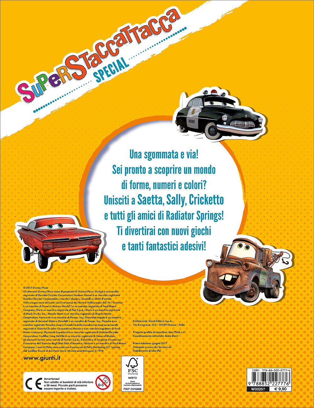 Superstaccattacca Special - Cars::Più di 300 adesivi!