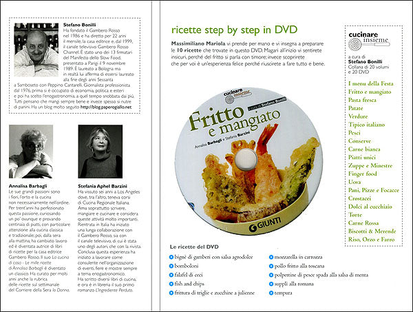 Fritto e mangiato + DVD::Ricette step by step in DVD - Collana curata da Stefano Bonilli