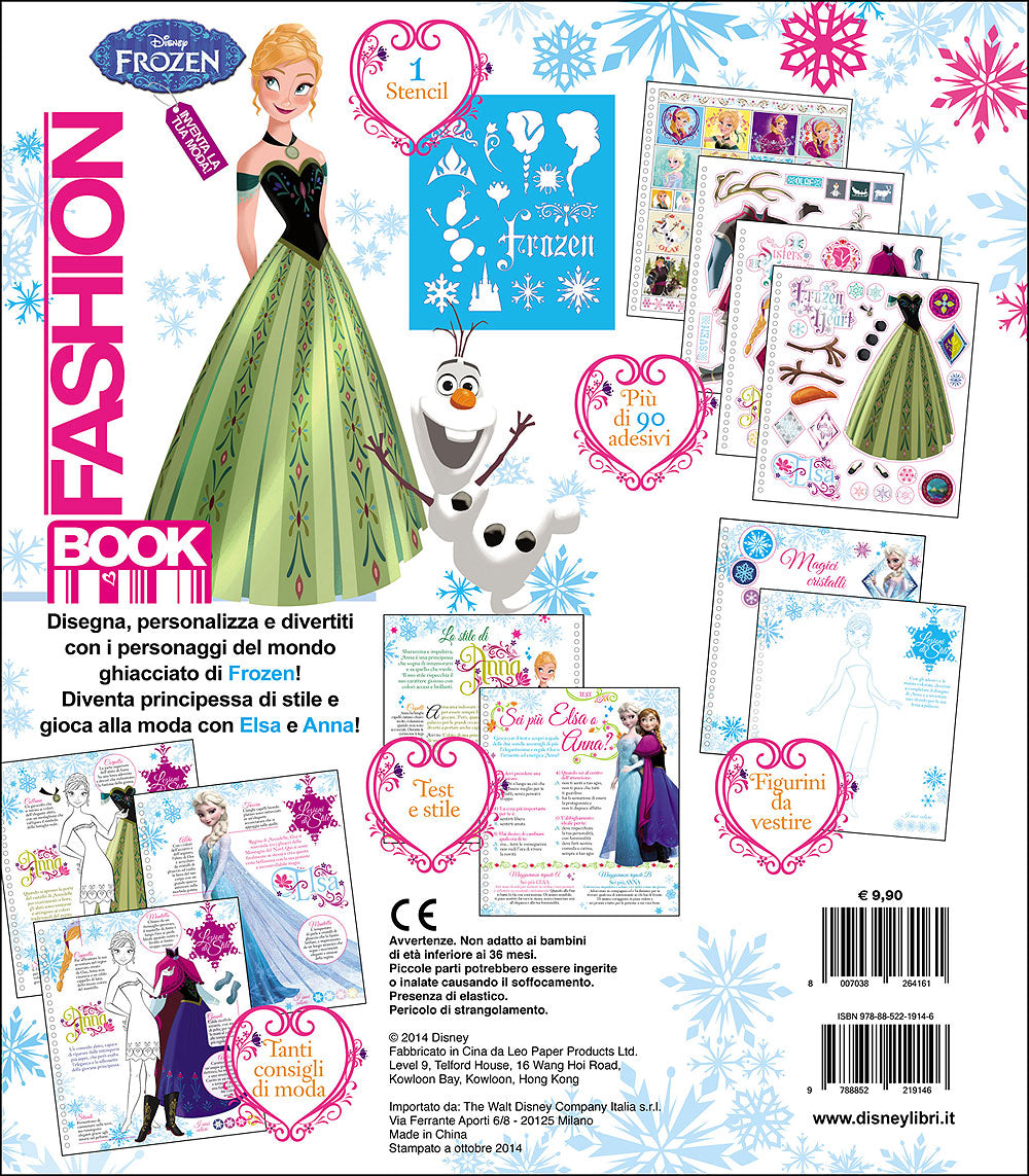 Fashion Book - Frozen::Crea il tuo stile da favola inventa la tua moda!