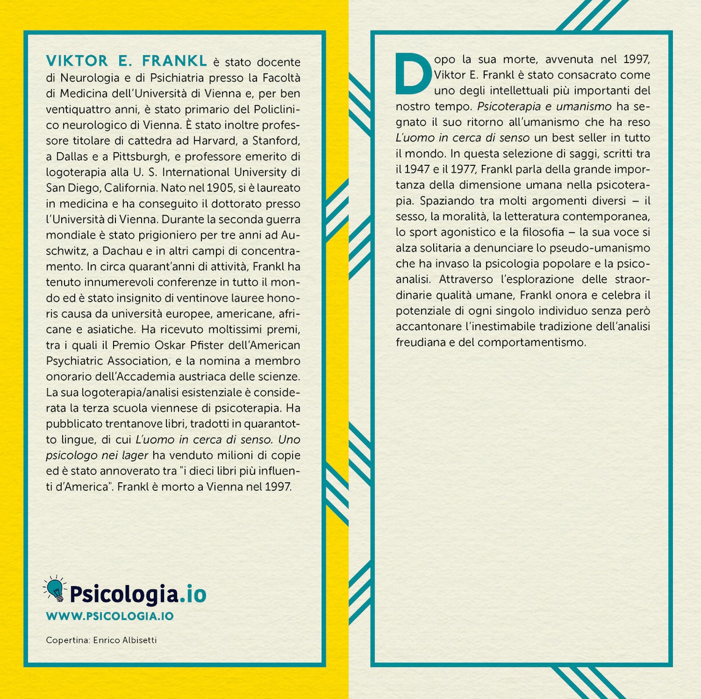 Psicoterapia e umanismo::L’unicità dell’uomo alla ricerca di un senso dell’esistenza