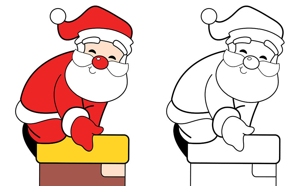 Colora il Natale::Tanti disegni da colorare per Natale!