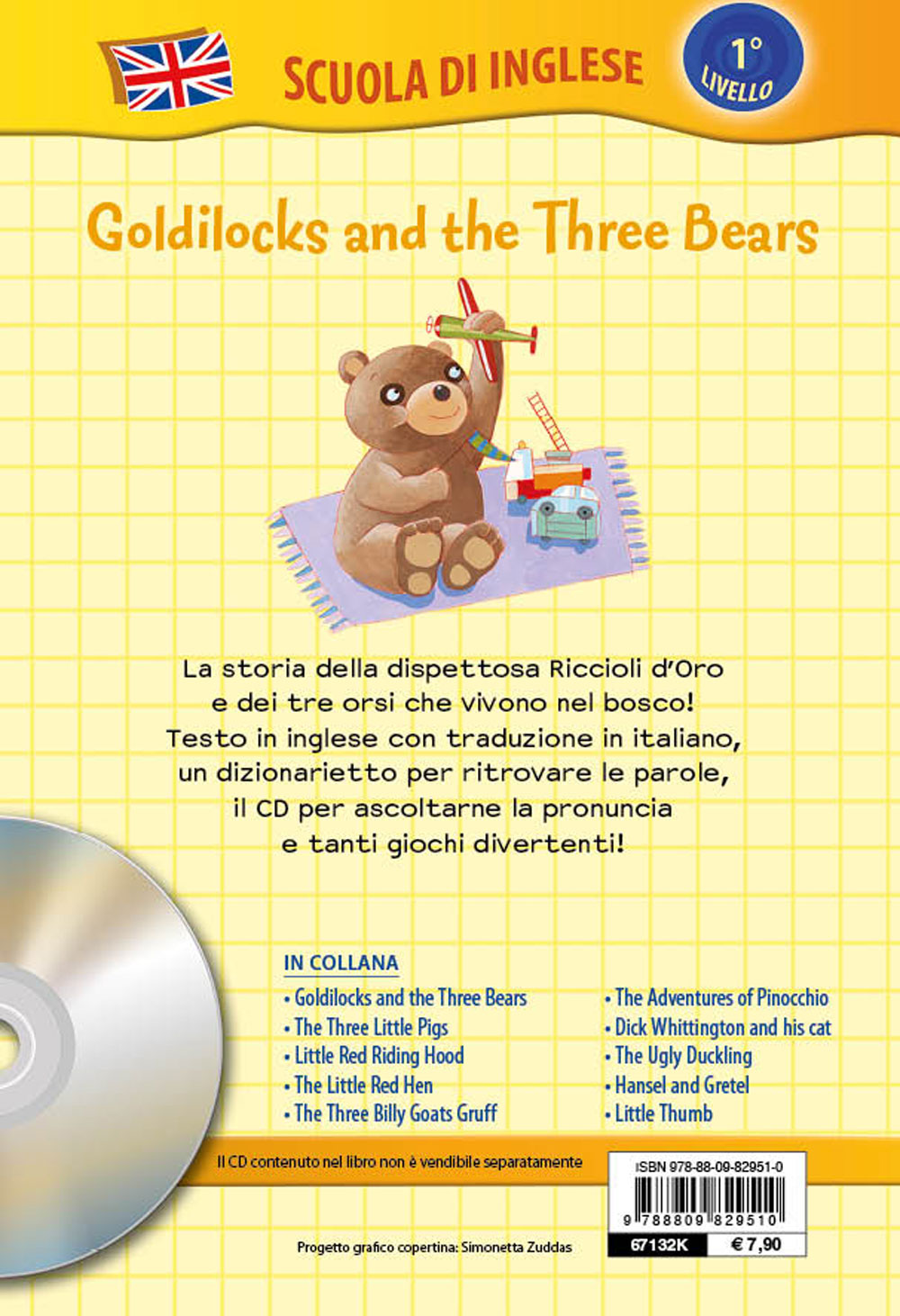 Goldilocks and the Three Bears + CD::Riccioli d'Oro e i tre orsi - Con traduzione e dizionario!