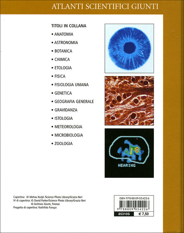 Fisiologia umana::La cellula e i processi vitali di base. Tipi di cellule. Scambi fra ambiente interno e ambiente esterno. L'ambiente interno. Controllo elettrico, biochimico e chimico delle attività corporee. Interazioni con l'ambiente. La riproduzione.