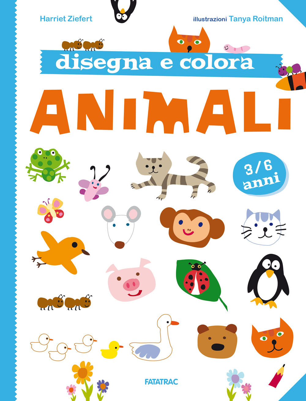 Disegna e colora Animali::3/6 anni
