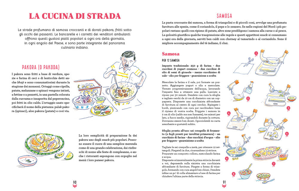 La cucina indiana illustrata::Le ricette e le curiosità per conoscere tutto sulla cultura gastronomica dell'India