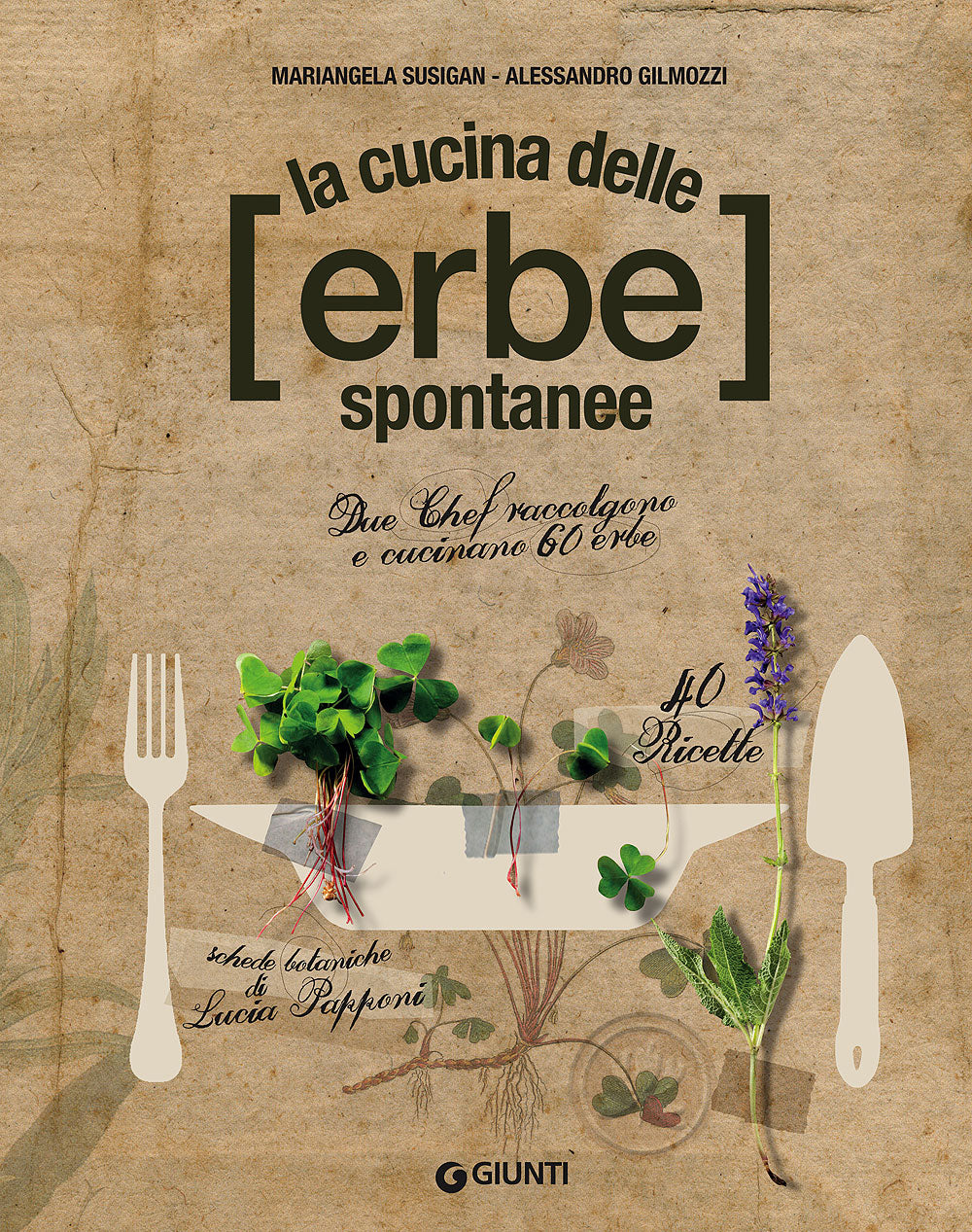 La cucina delle erbe spontanee::Due Chef raccolgono e cucinano 60 erbe - 40 ricette - Schede botaniche di Lucia Papponi