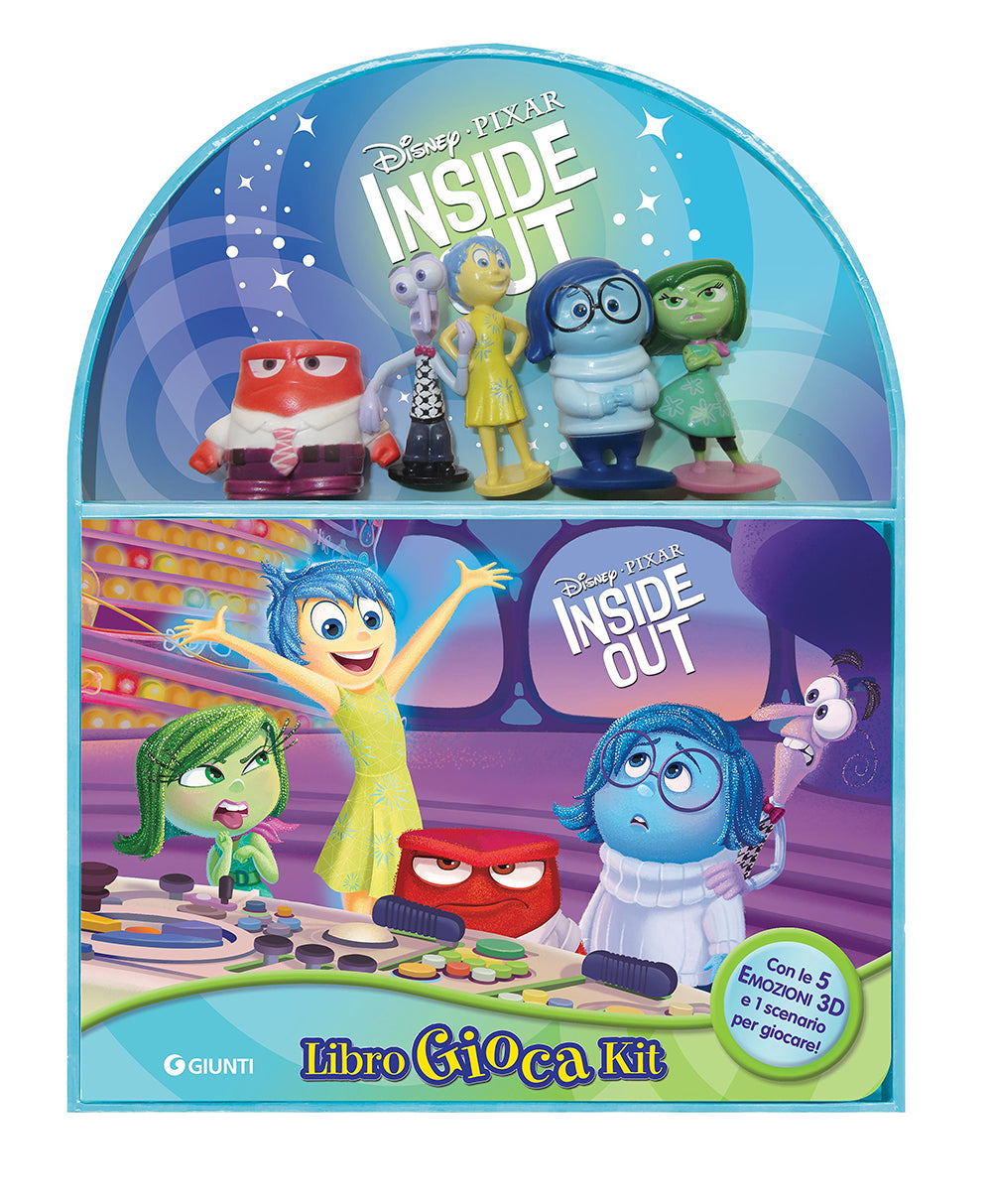 Inside Out - LibroGiocaKit::Con le 5 Emozioni 3D e 1 scenario per giocare!