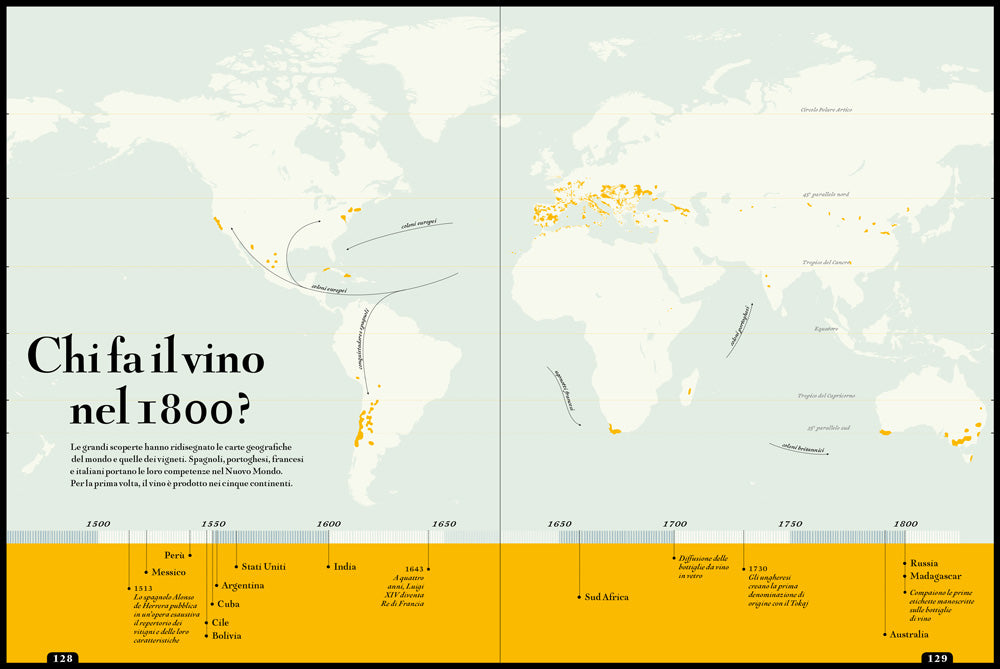 Le carte del vino::Atlante dei vigneti del mondo - 56 Paesi, 100 carte geografiche 8000 anni di storia