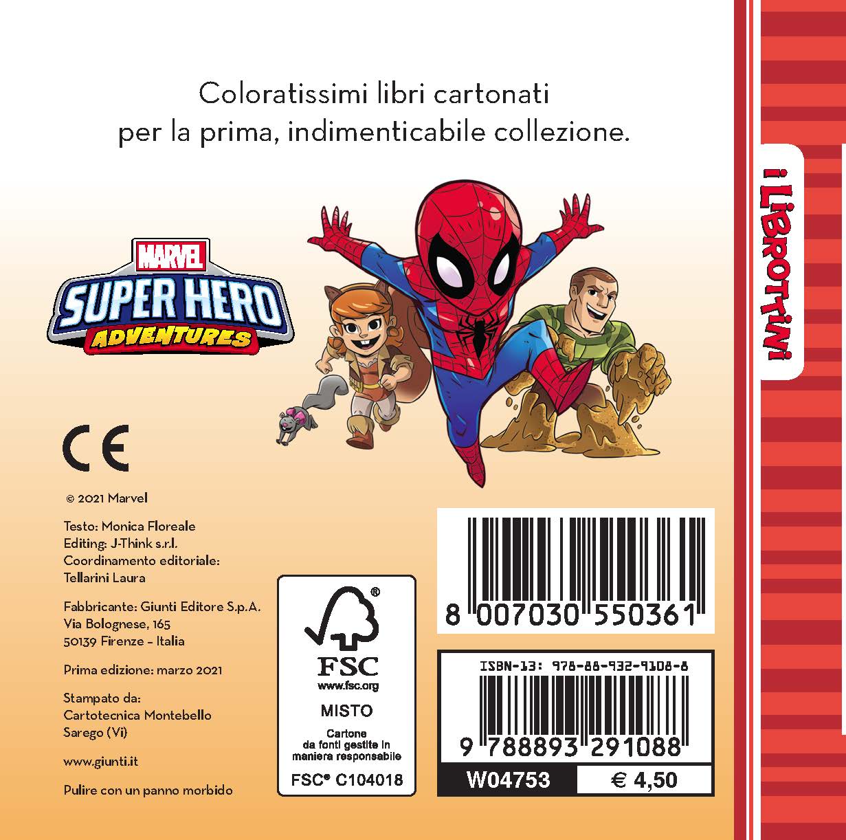 Spiderman e l'uomo sabbia - I Librottini::Marvel Super Hero Adventures