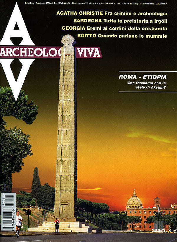 Archeologia Viva n. 91 - gennaio/febbraio 2002::Rivista bimestrale