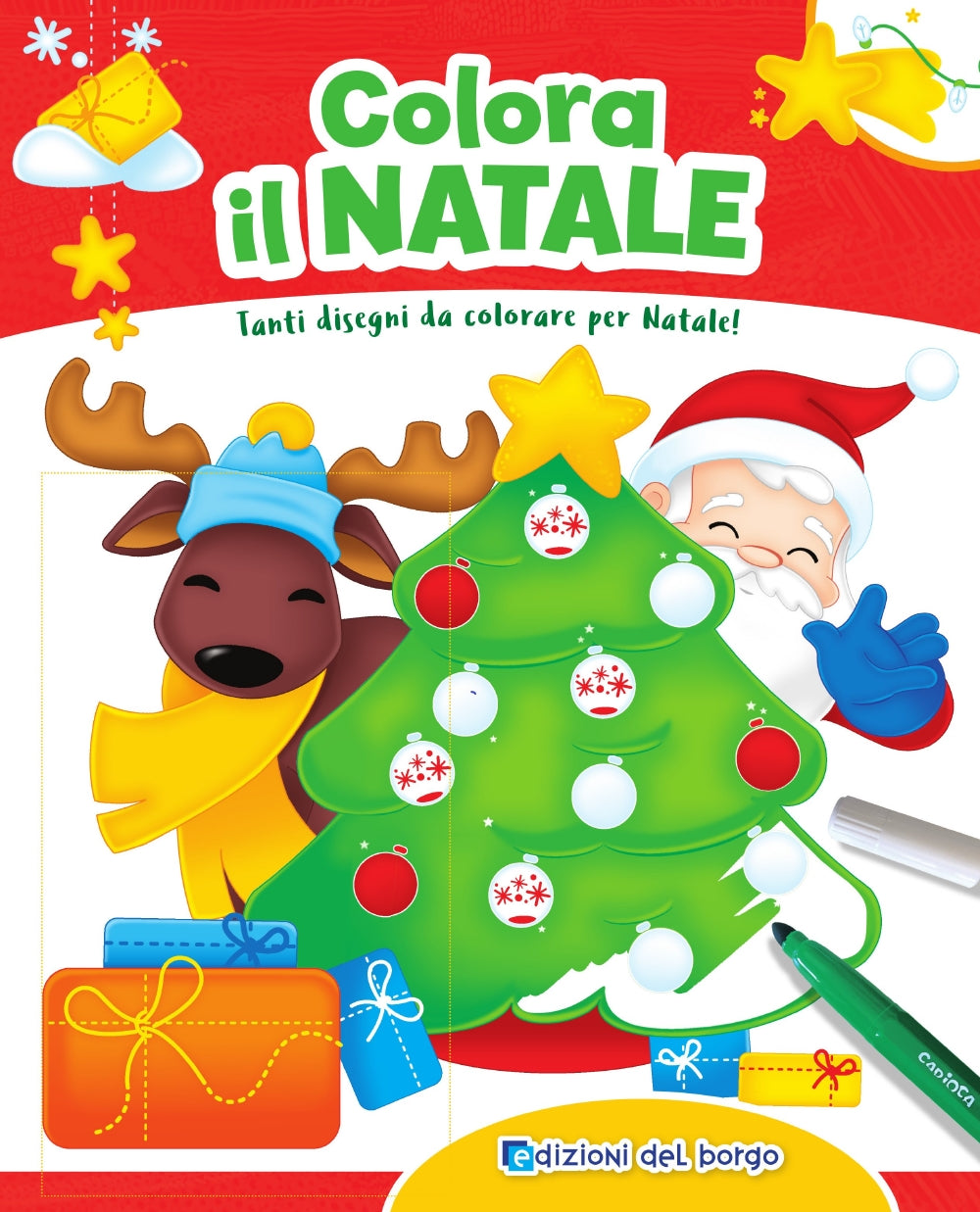 Colora il Natale::Tanti disegni da colorare per Natale!