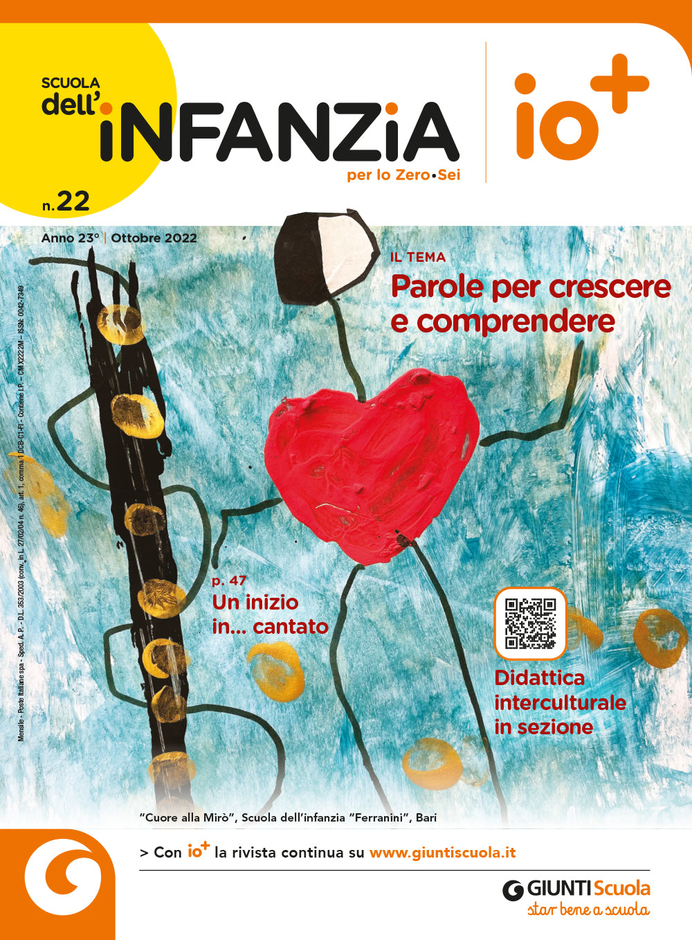 Scuola dell'infanzia n. 22 ottobre 2022