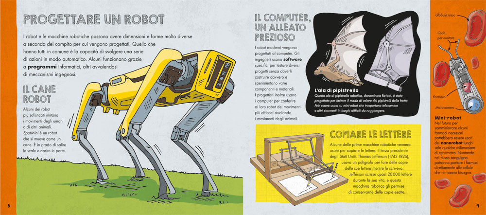 Scopri la robotica::Contiene i modelli da assemblare e un libro di 64 pagine