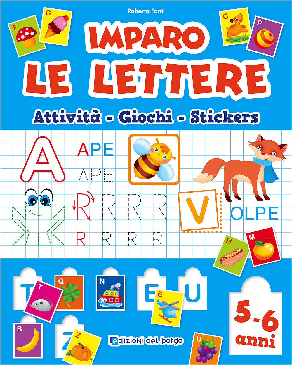 Imparo le lettere - 5/6 anni::Attività - Giochi - Stickers