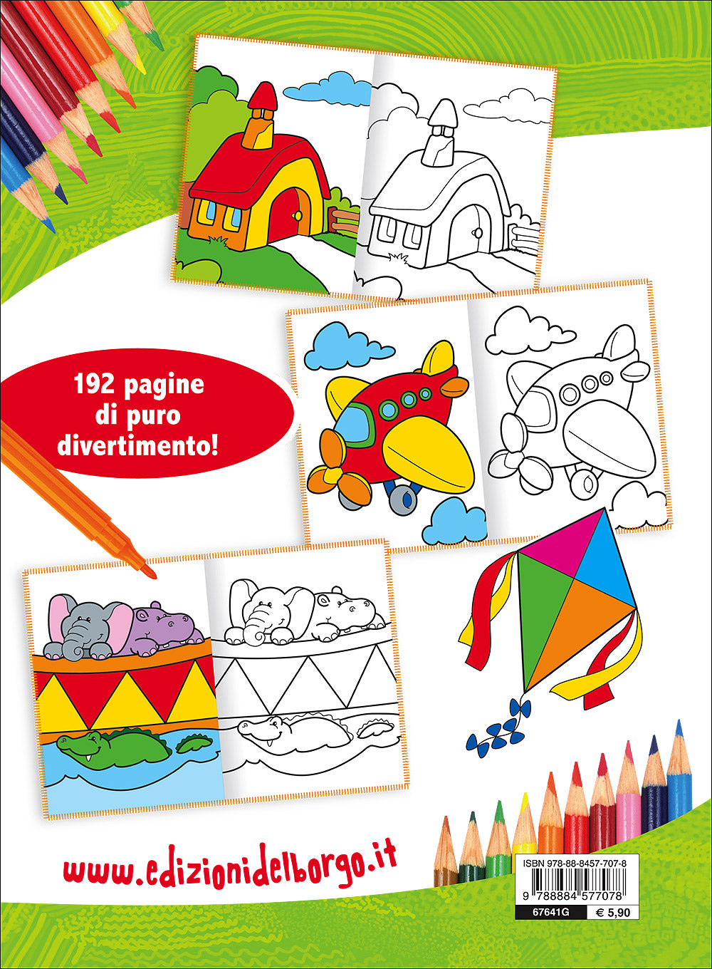 Il mio album da colorare::Animali, circo, stagioni, fiabe, giocattoli e tanto altro! 192 pagine per divertirsi colorando!