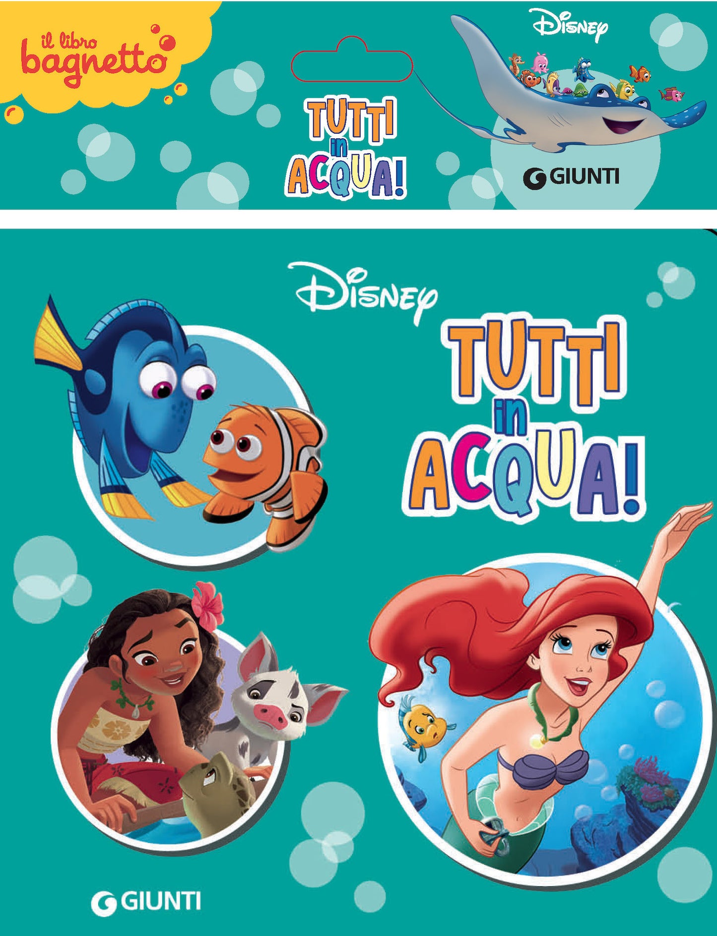 Tutti in acqua Libro bagnetto Disney