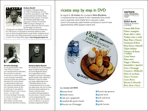 Pane, pizze e focacce + DVD::Ricette step by step in DVD - Collana curata da Stefano Bonilli