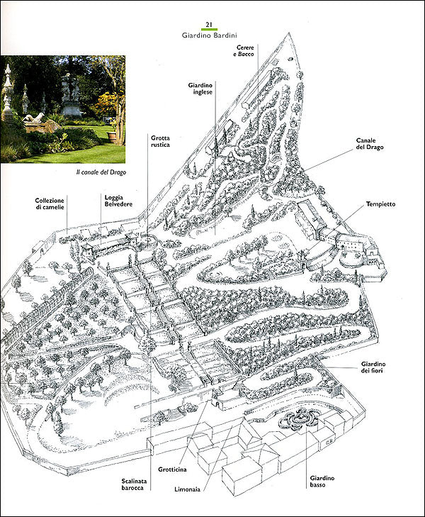 I giardini di Firenze e della Toscana::Guida completa