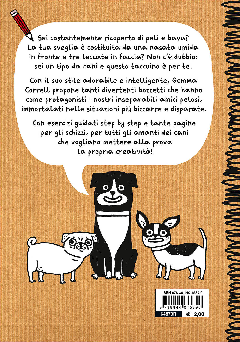 Il mio taccuino schizza cani::50 divertenti bozzetti per gli amanti dei cani