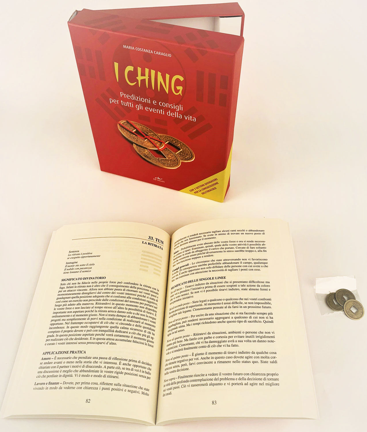 I Ching - cofanetto con 3 gettoni ::Predizioni e consigli per tutti gli eventi della vita