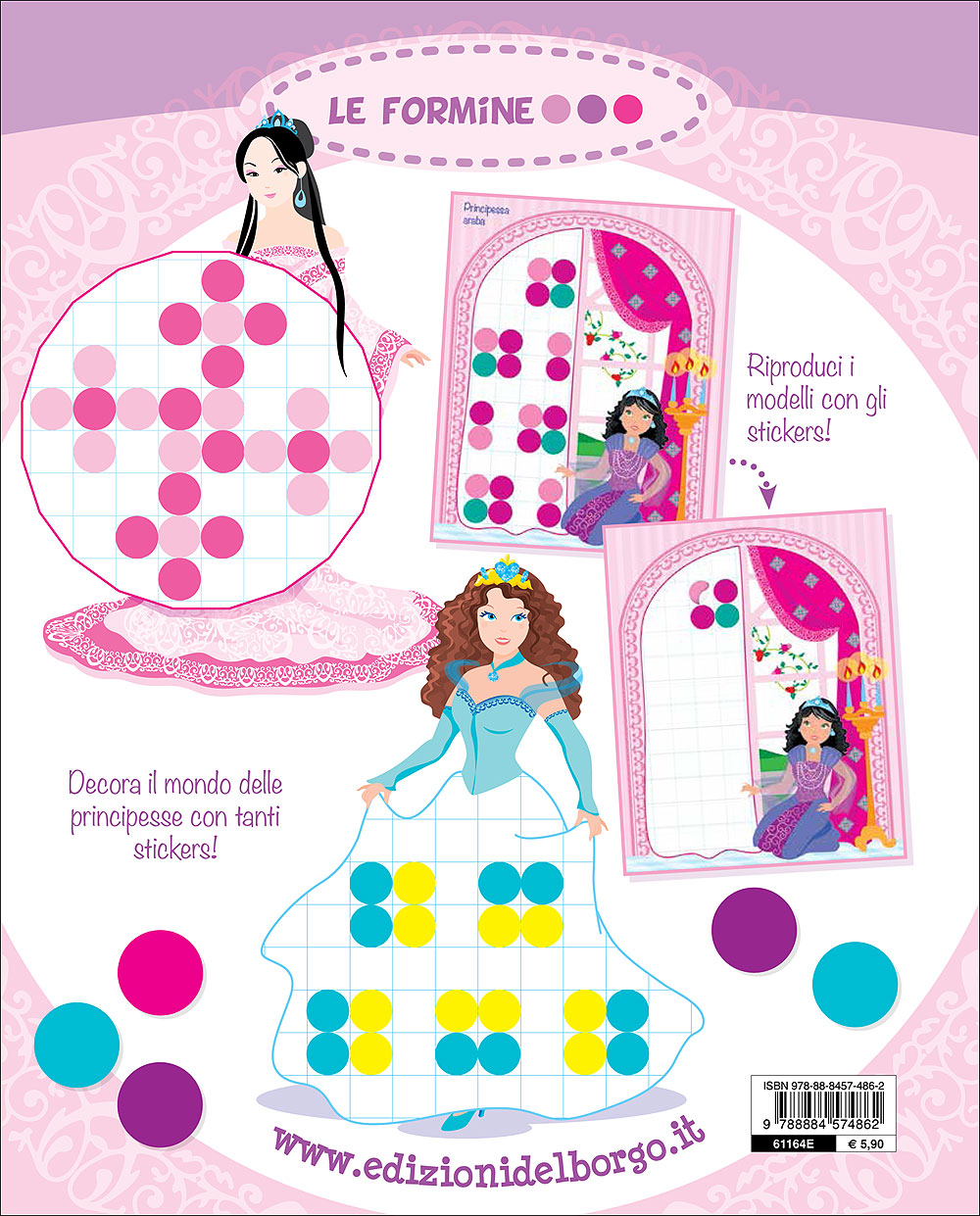 Principesse::Gioca con gli stickers a decorare il mondo delle principesse - Con 300 stickers